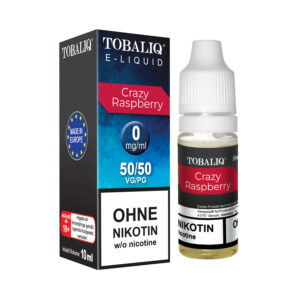 [LL-E40769] TOBALIQ E-Liquid – 0mg Nikotin – Crazy Raspberry