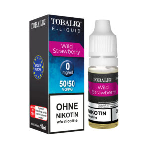 TOBALIQ E-Liquid – 0mg Nikotin – Wild Strawberry