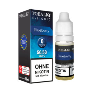 [LL-E40762] TOBALIQ E-Liquid – 0mg Nikotin – Blüberry (Blaubeere)