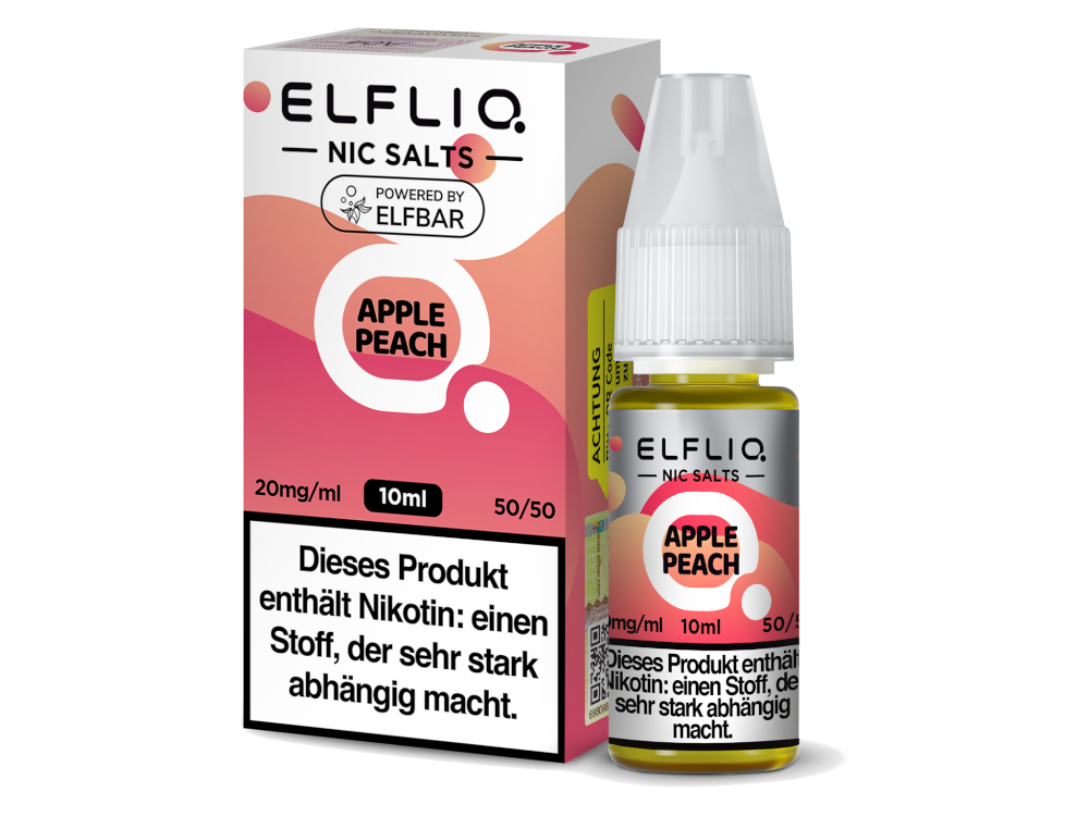 ELFLIQ - Apple Peach - Nikotinsalz Liquid - 20 mg/ml