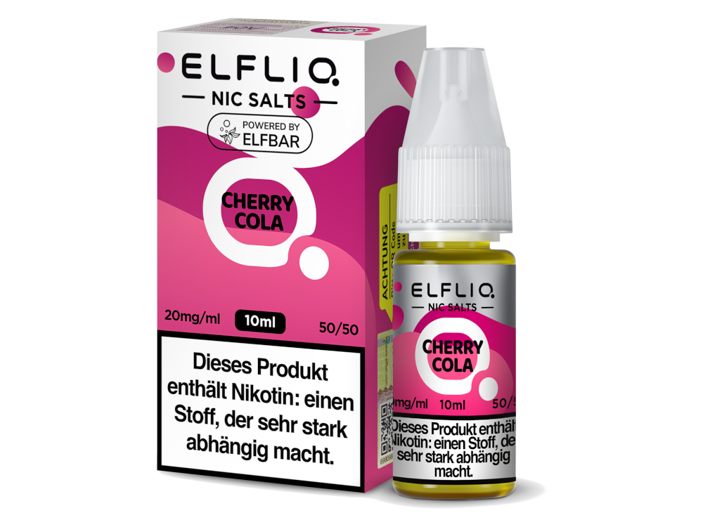 [IC-EQNSL10CL-20MG] ELFLIQ - Cherry Cola - Nikotinsalz Liquid - 20 mg/ml