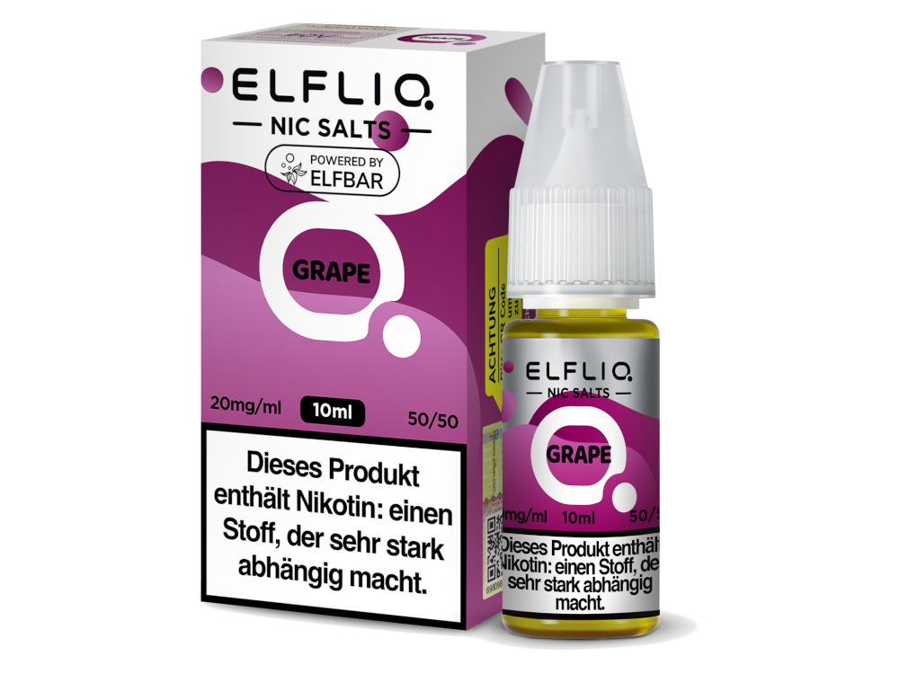 ELFLIQ - Grape - Nikotinsalz Liquid - 10 mg/ml