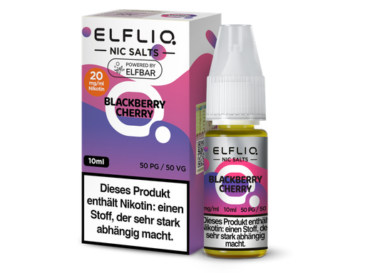 ELFLIQ - Blackberry Cherry - Nikotinsalz Liquid - 10 mg/ml