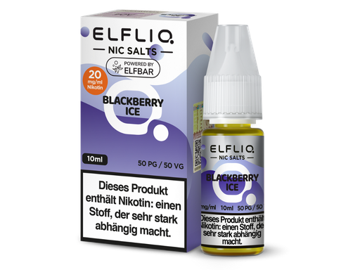 ELFLIQ - Blackberry Ice - Nikotinsalz Liquid - 10 mg/ml