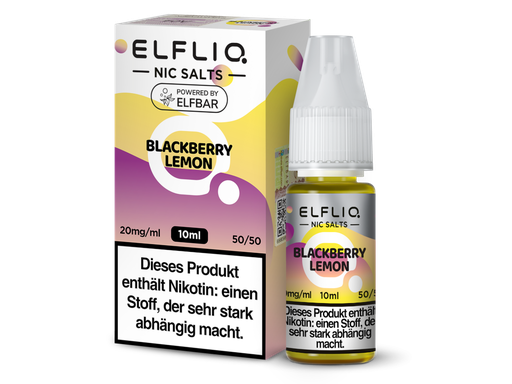 ELFLIQ - Blackberry Lemon - Nikotinsalz Liquid - 20 mg/ml